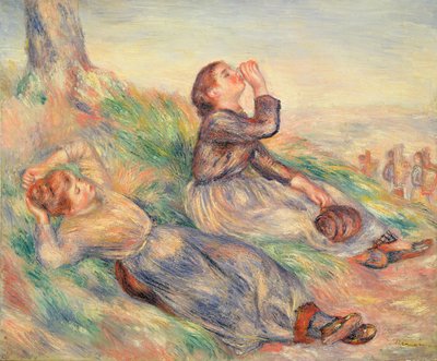 Grape Gatherers Resting, 1884 by Pierre Auguste Renoir
